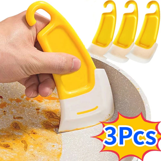 Kitchen Scraper Set – Non-Scratch Pan & Pot Cleaner
